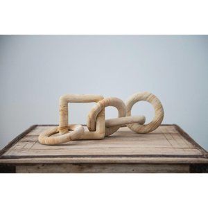 17"L Sandstone Chain Décor